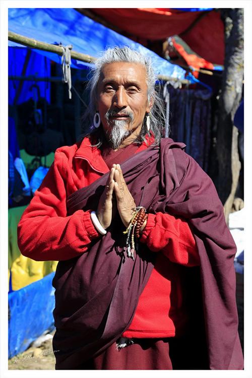 Namaste Man, Bumthang, Bhutan Namaste Man, Bumthang, Bhutan